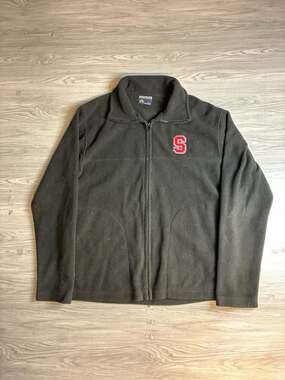 Weatherproof Stanford Full Zip Fleece Jacket Size S Black